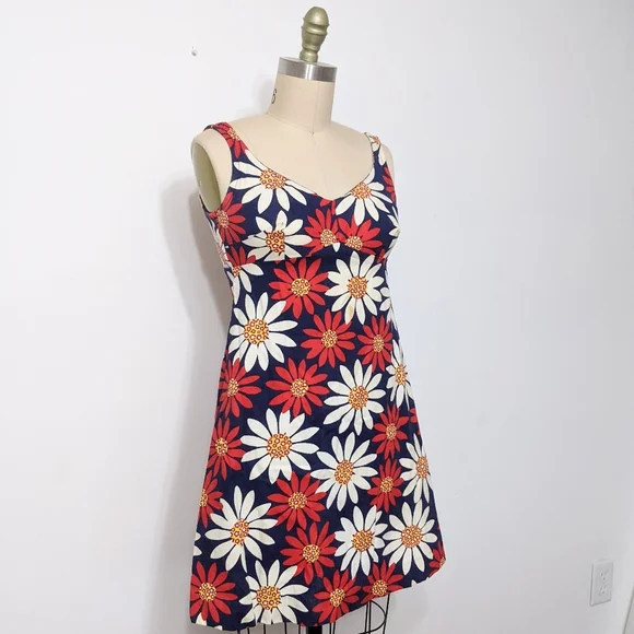 (59) vtg 1960s mod mini dress - Picture 2 of 5